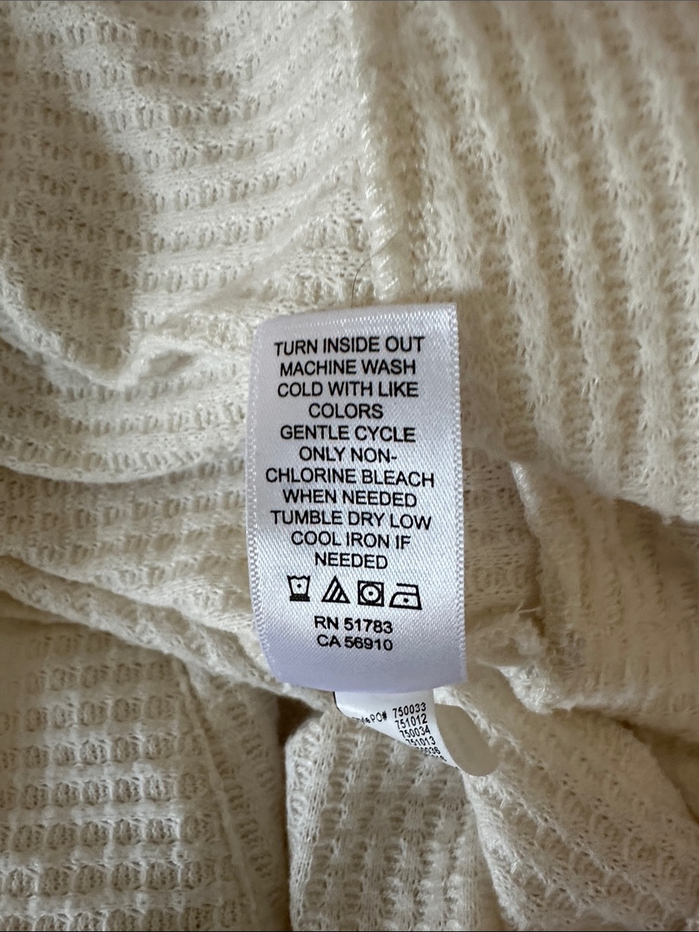 Maurices Cream Open-Front Waffle Cardigan - Picture 9 of 9